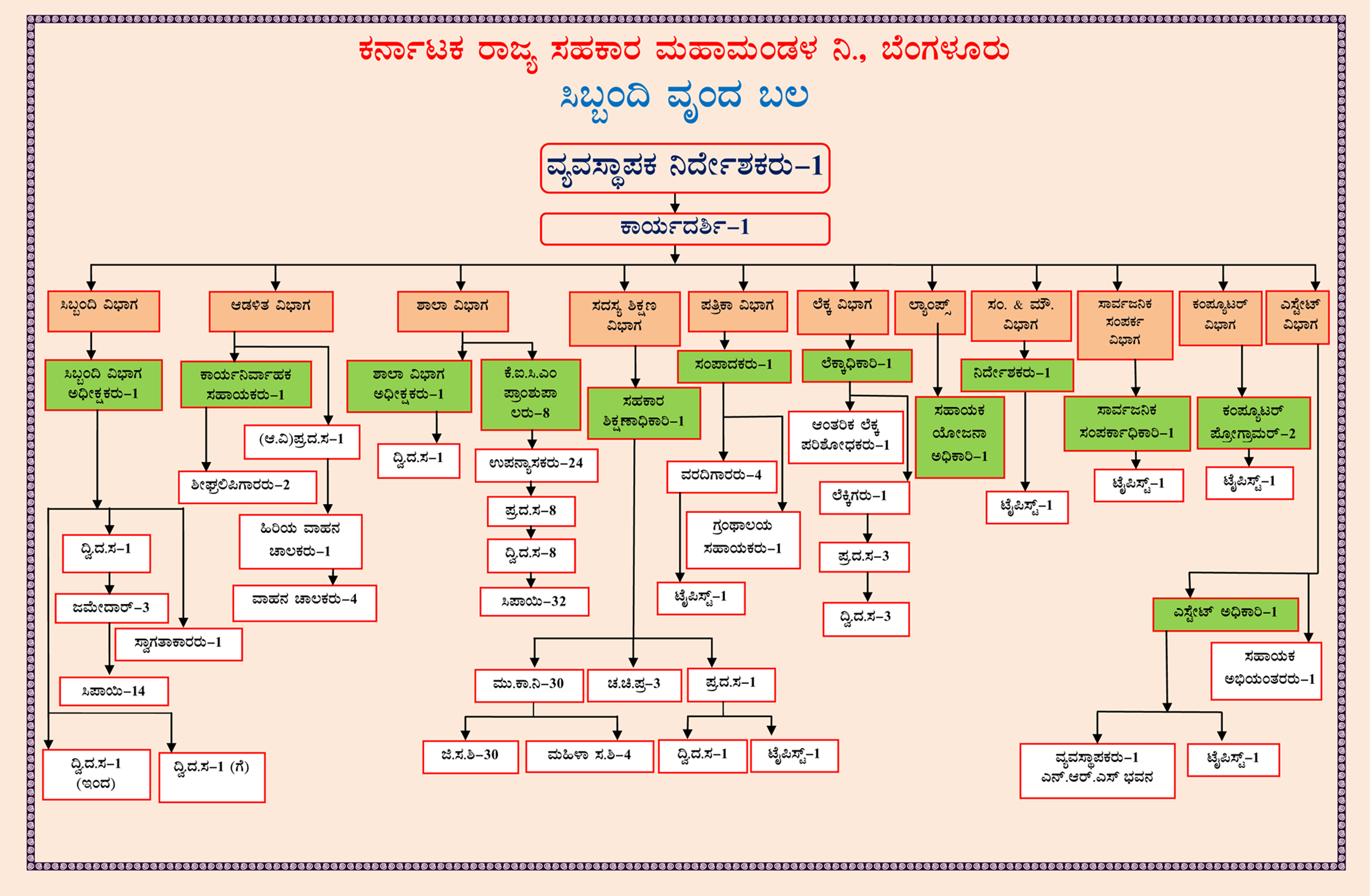 Organizational Structure Flowchart